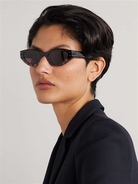 Dior Blue Oval Sunglasses for Women for sale 